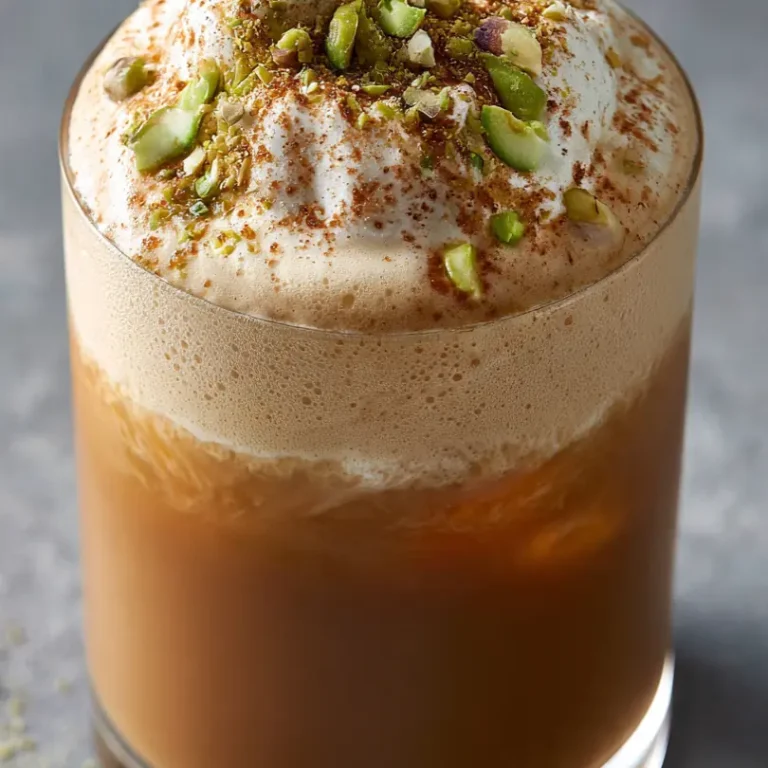 Whipped Pistachio Cold Foam Coffee