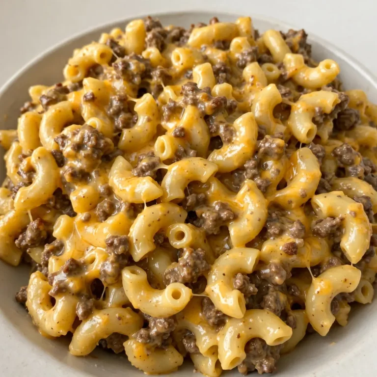Cheeseburger Macaroni (Homemade Hamburger Helper)