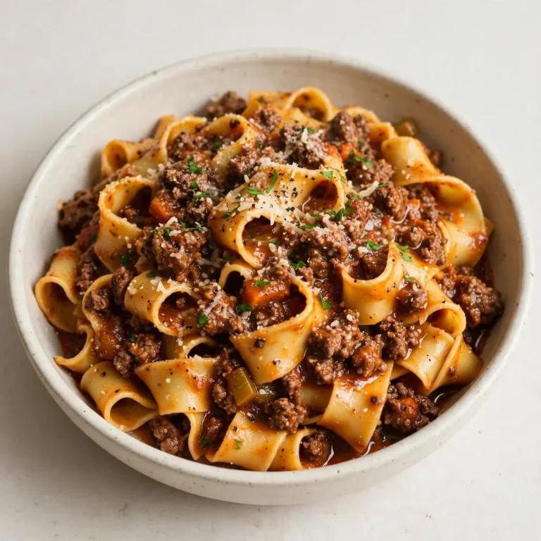 Classic Beef Bolognese Pasta