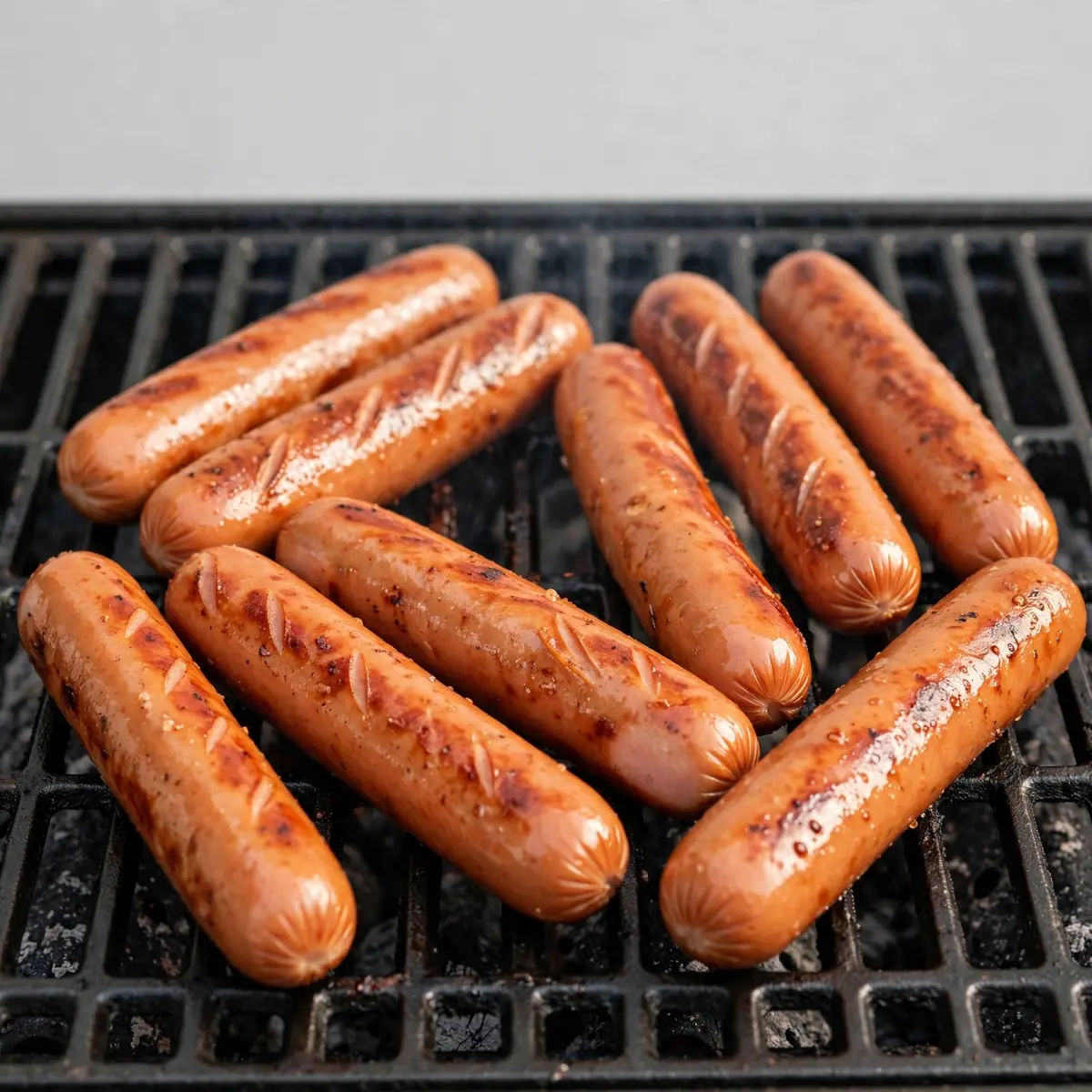 Classic Hot Dogs On The Grill