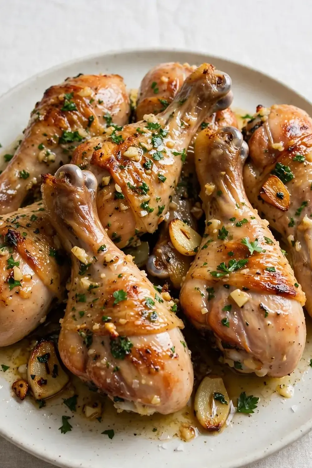 Garlic Butter Baked Chicken Legs