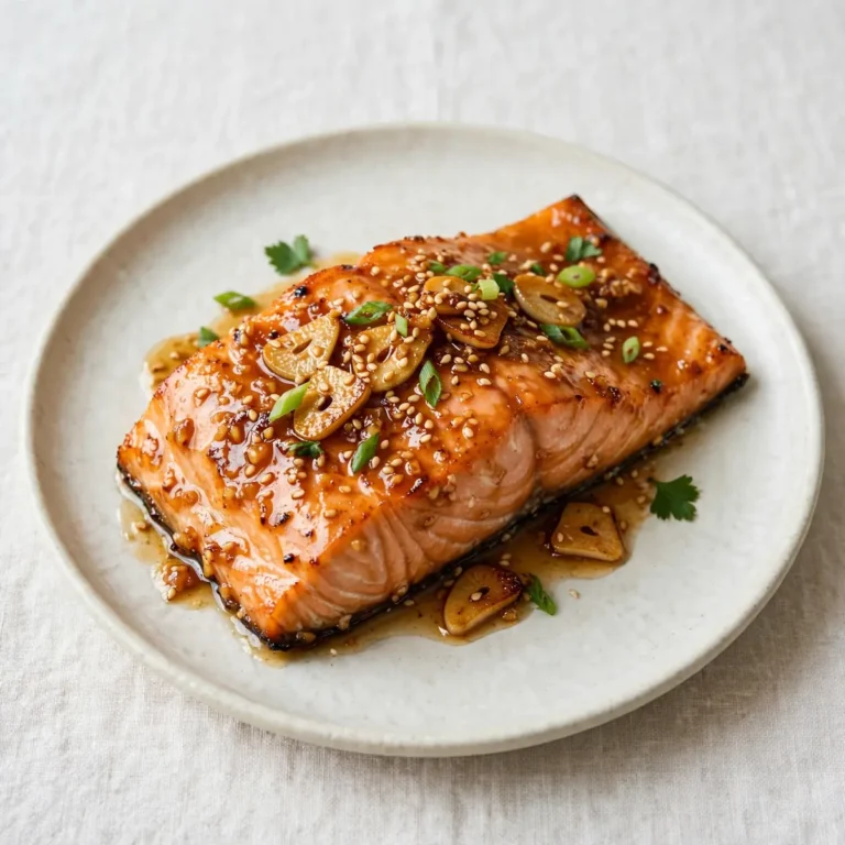 Honey Garlic Glazed Salmon