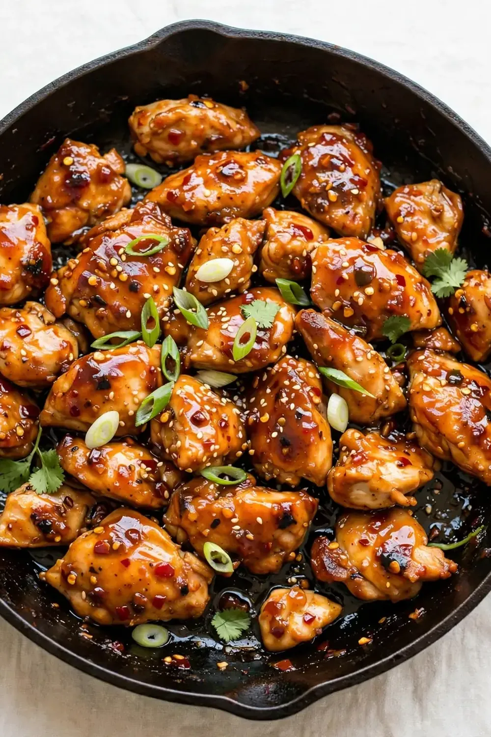 Honey Sriracha Chicken Skillet