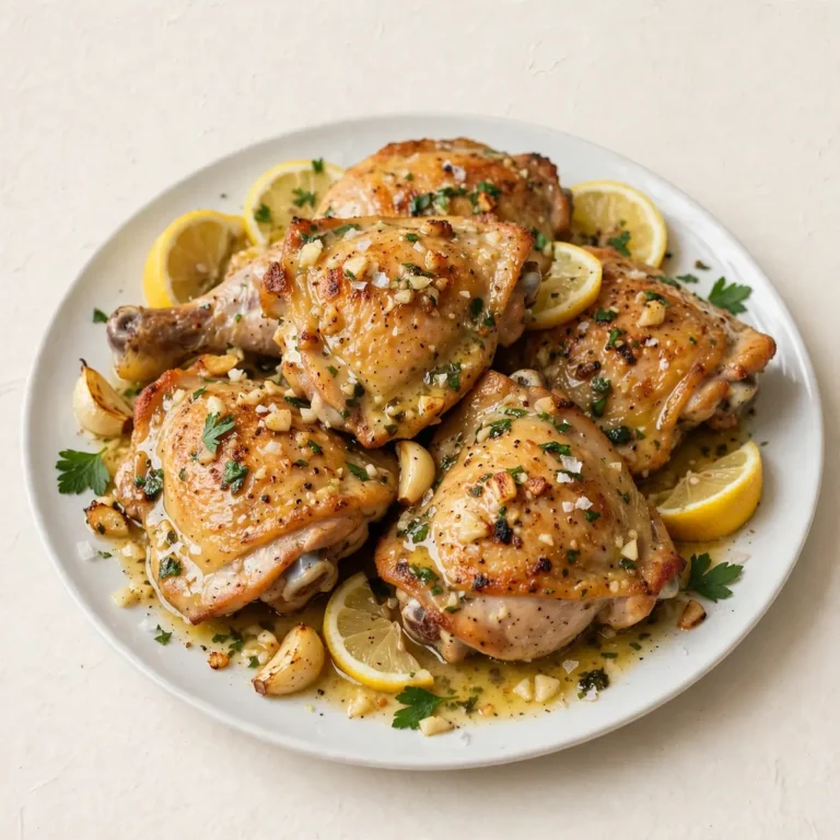Lemon Garlic Butter Chicken Thighs