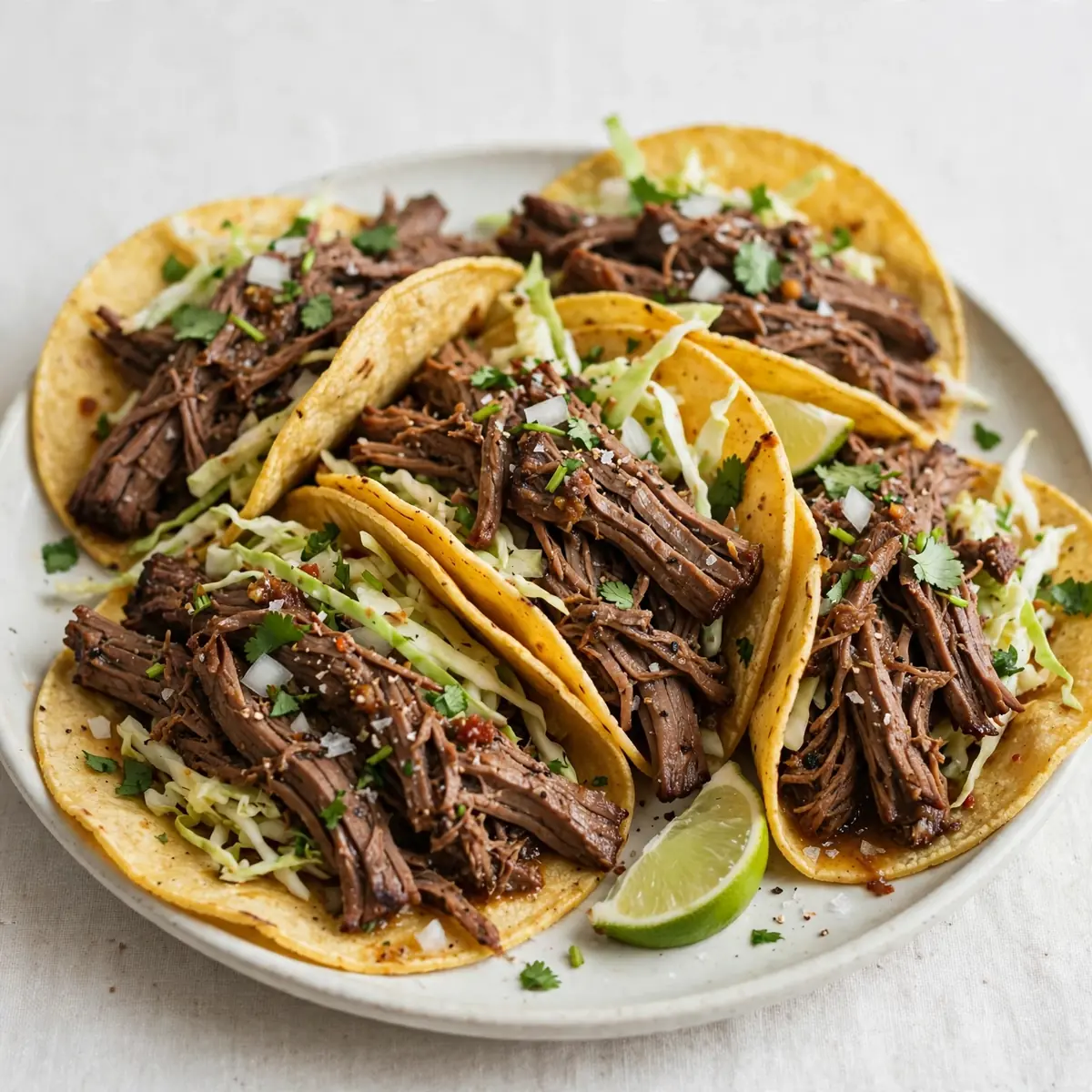 Slow Cooker Shredded Beef Tacos