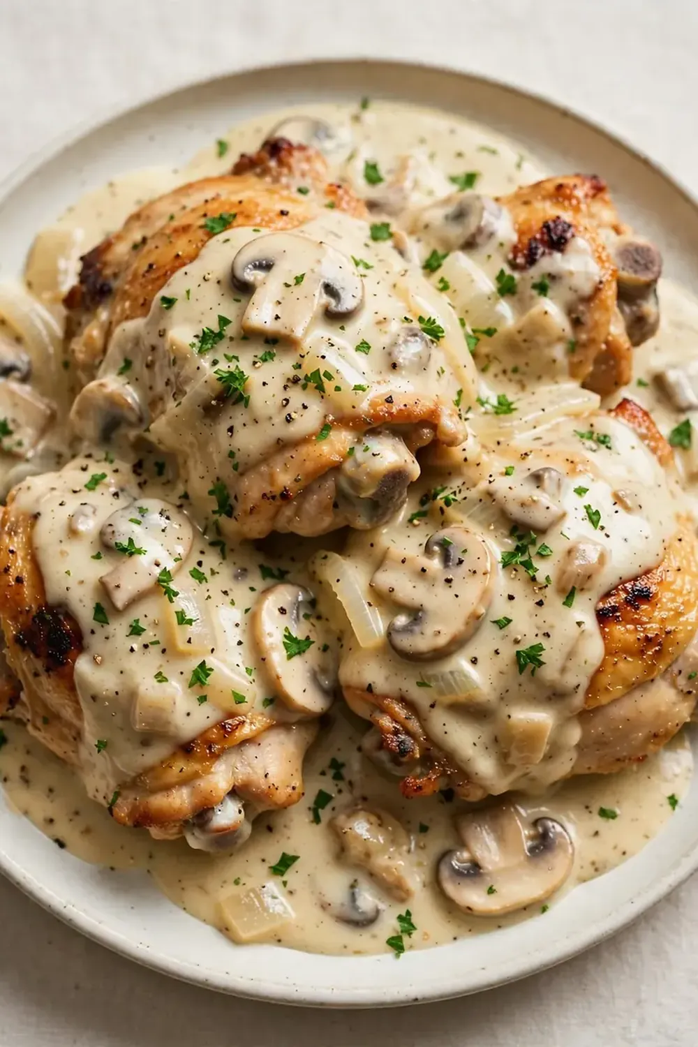 Smothered Chicken in Creamy Gravy