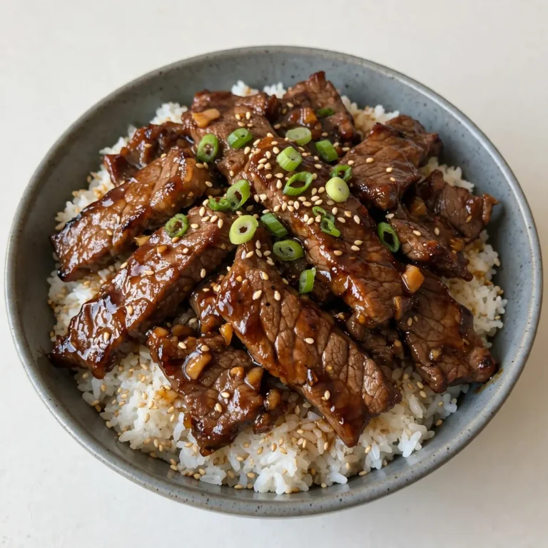 Teriyaki Beef Bowls With Sesame Rice