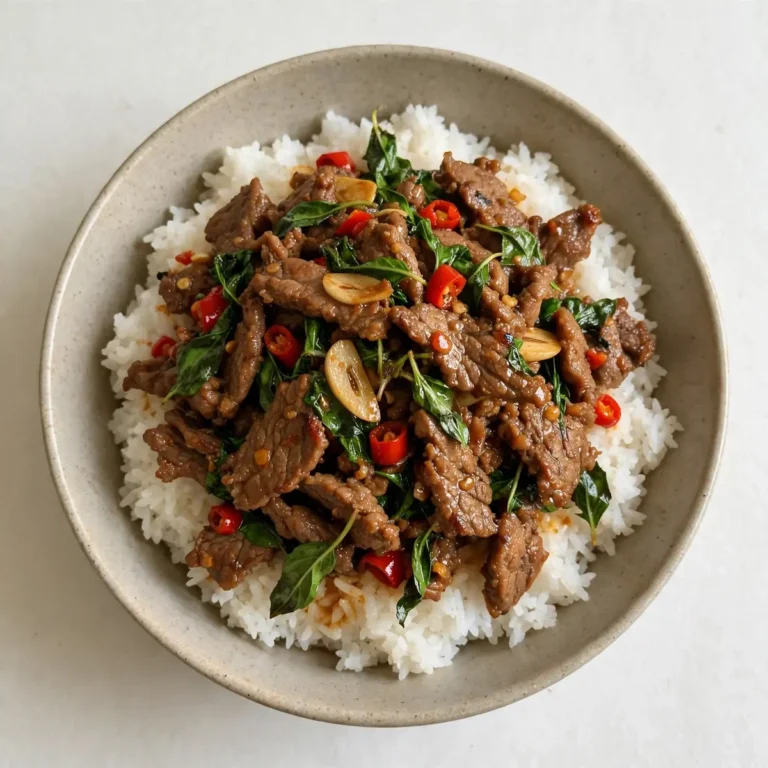 Thai Basil Beef Stir-Fry